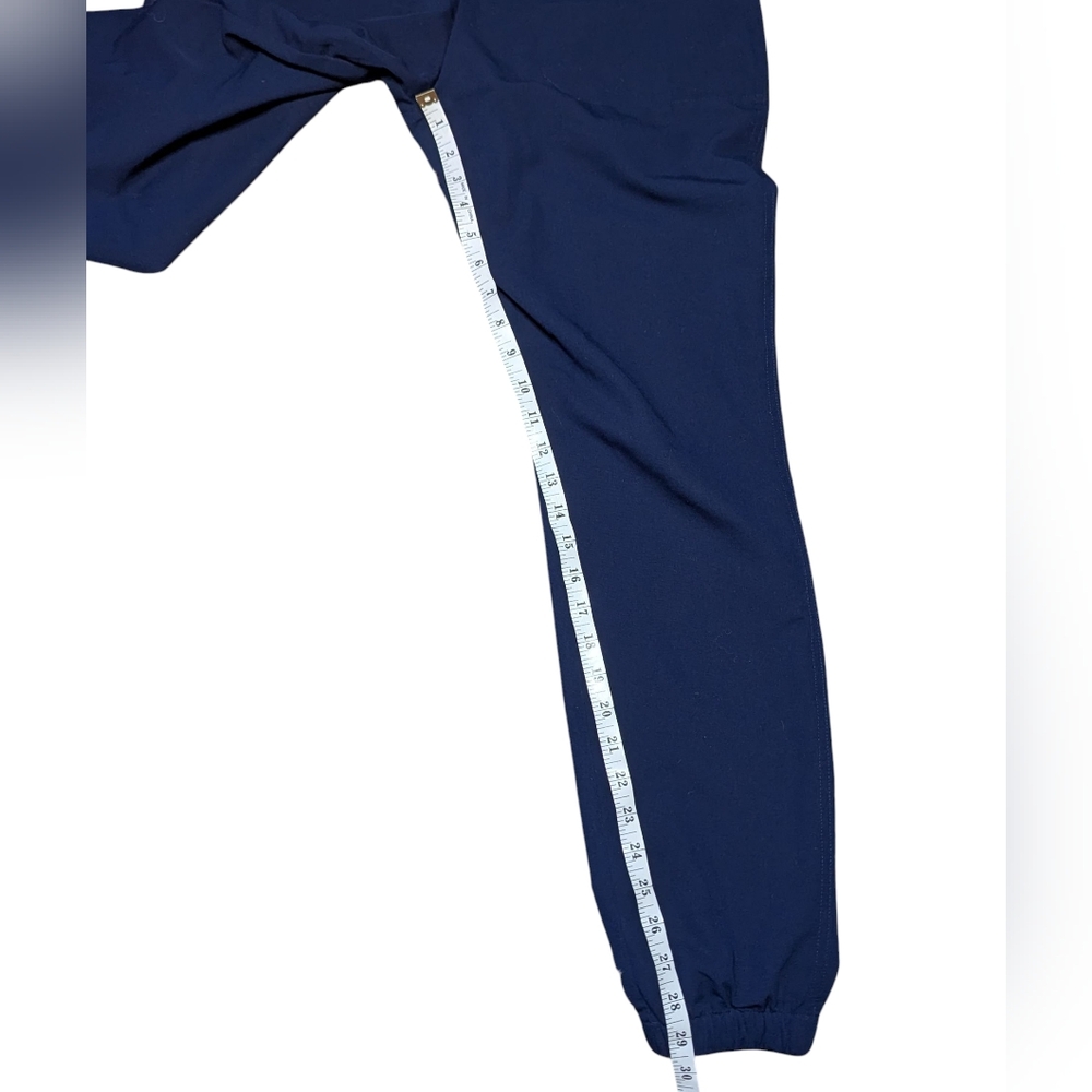 Figs Women's Navy Jumpsuit with Contrast Tie - Picture 14 of 16